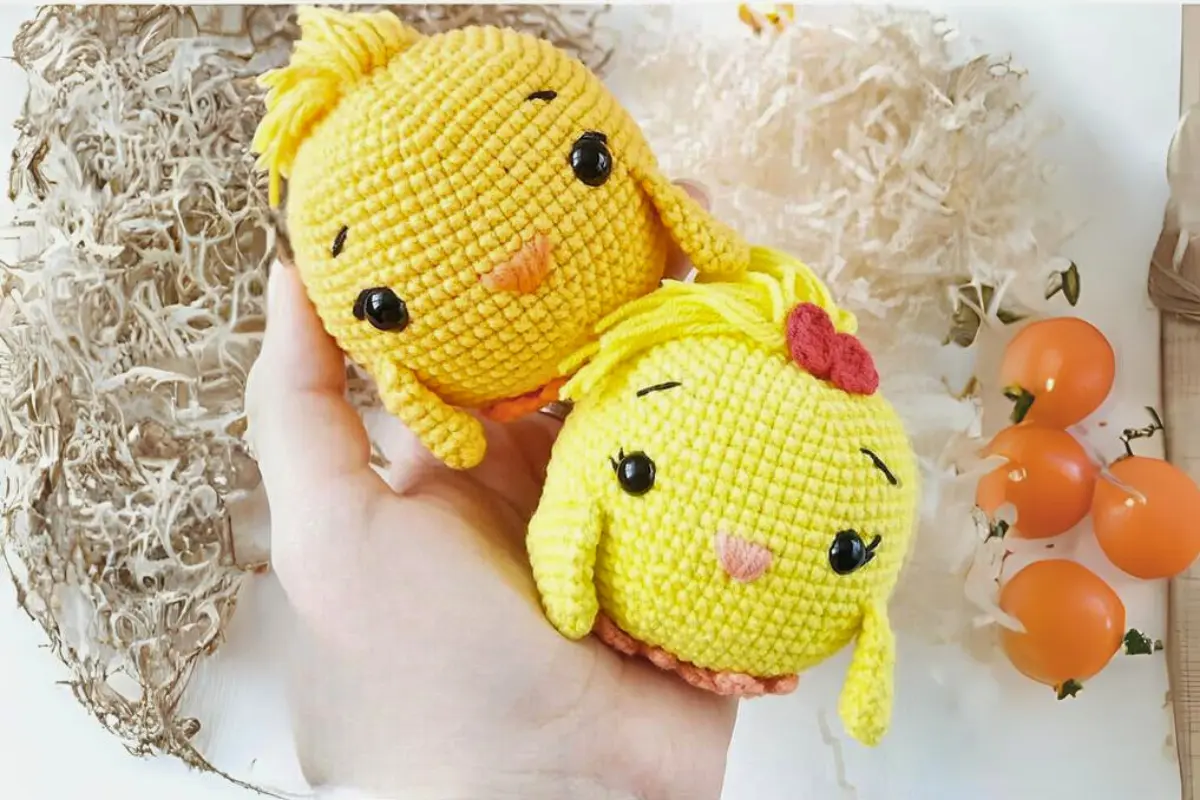 Casal Pintinho Amigurumi (2)