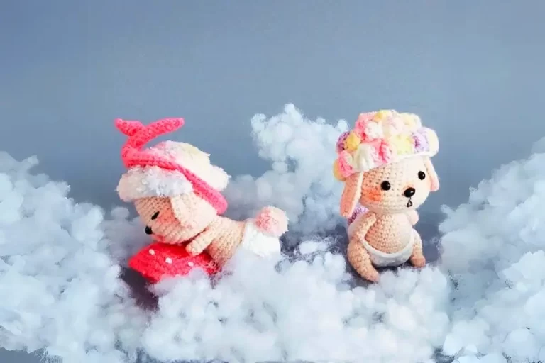 Receita passo a passo gratis Filhotes de Cachorro Amigurumi e croche