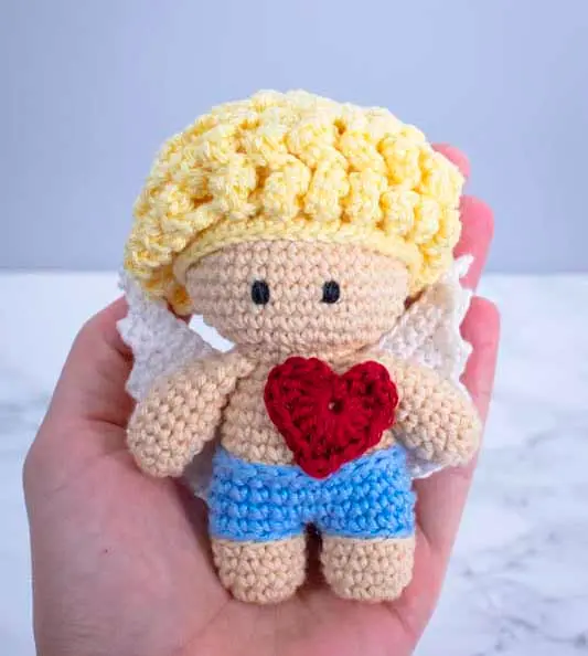 2 Lindos Cupidos Amigurumi de croche