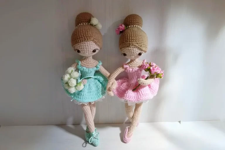 Boneca Bailarina Amigurumi