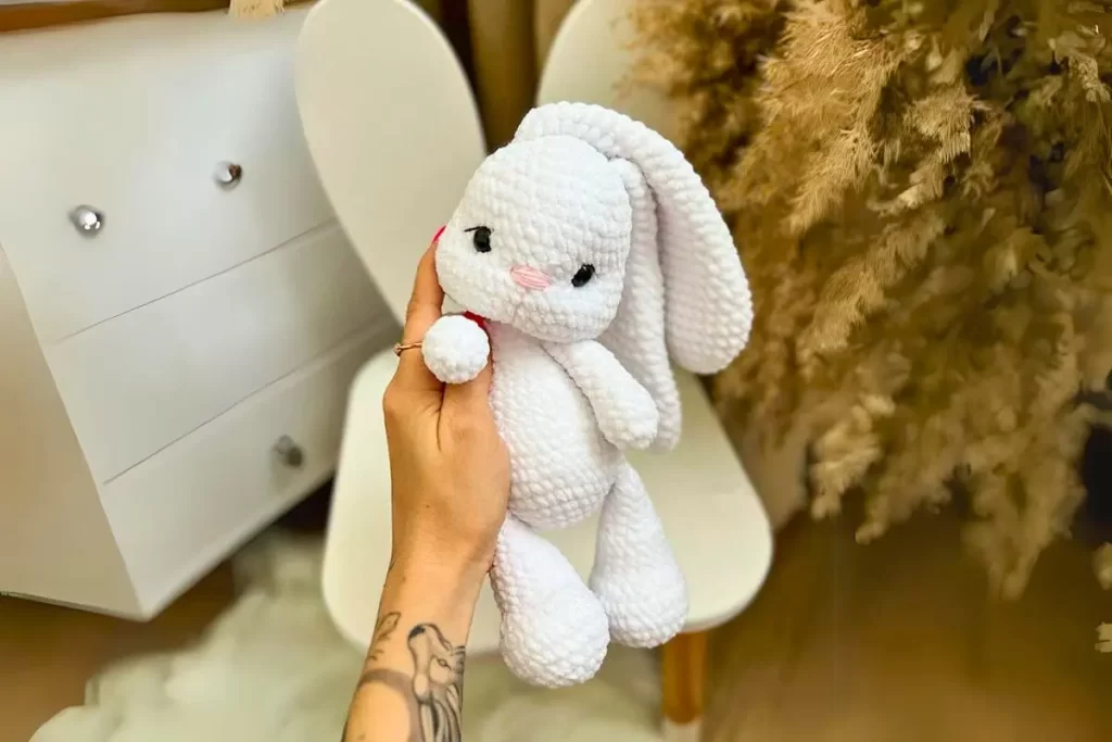 Coelho Branco Amigurumi