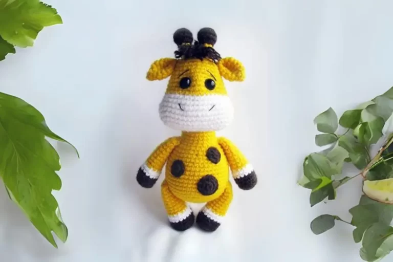 Amiguinha Girafa Amigurumi