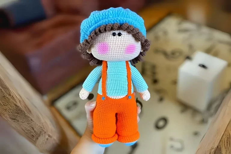 Receita Grátis Boneco Gilbert Amigurumi