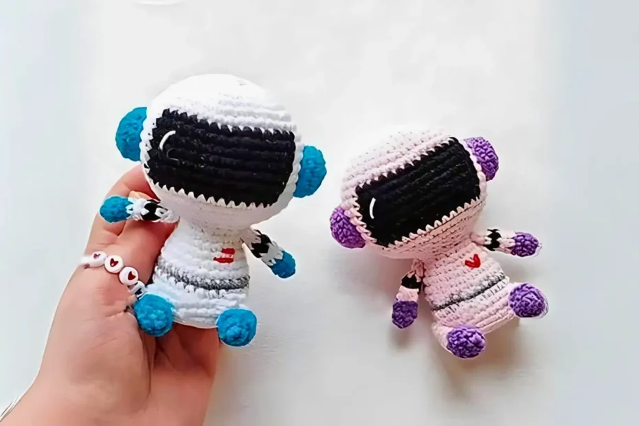 Receita Passo a Passo Grátis Astronauta Amigurumi