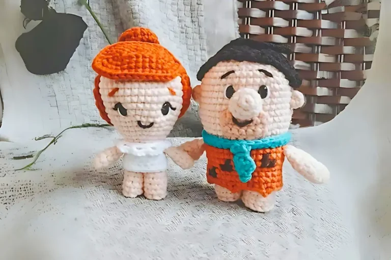 Bonecos os Flintstones Amigurumi