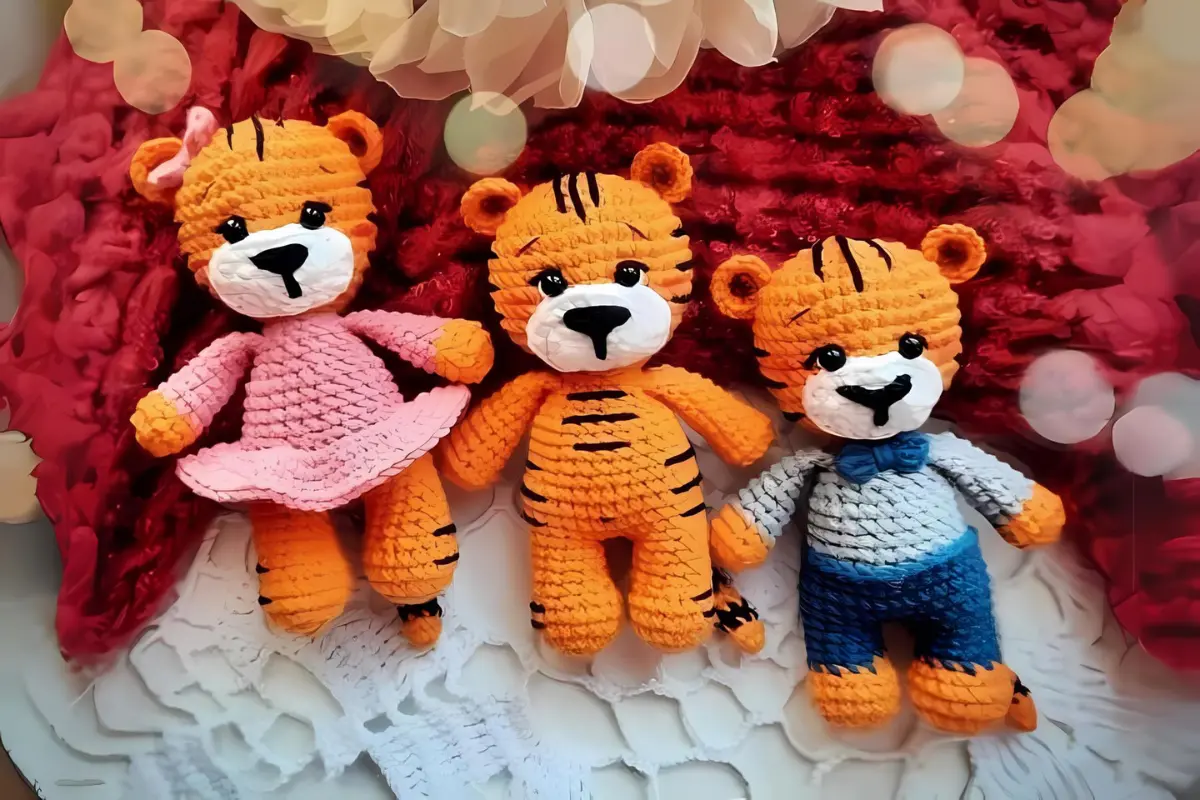 Familia Tigre Amigurumi