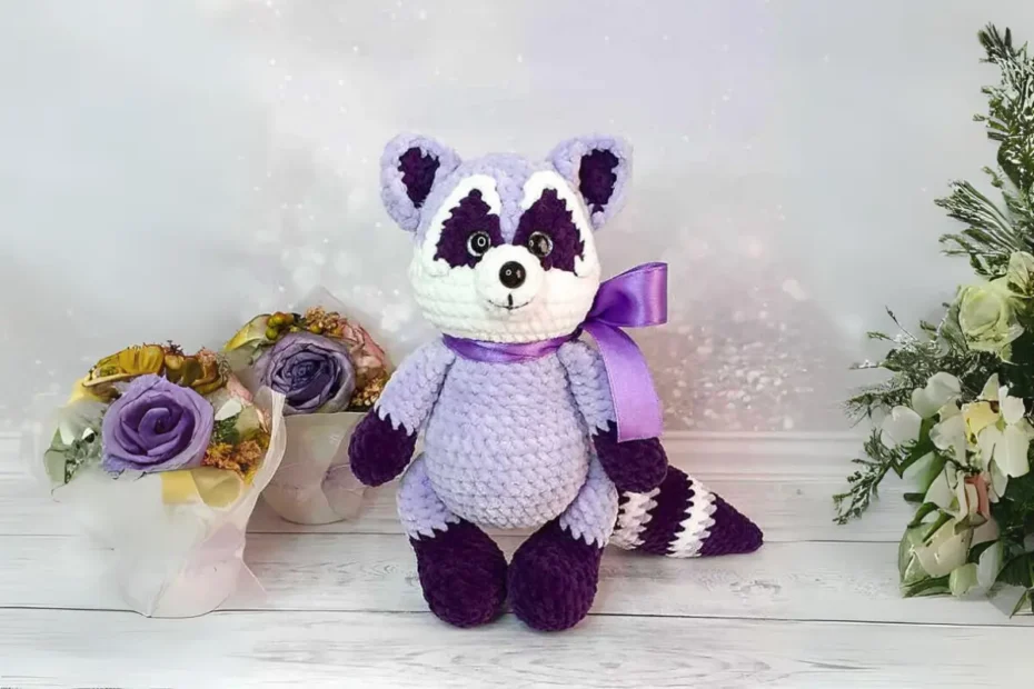 Receita Passo a Passo Grátis Lindo Guaxinim Amigurumi 2