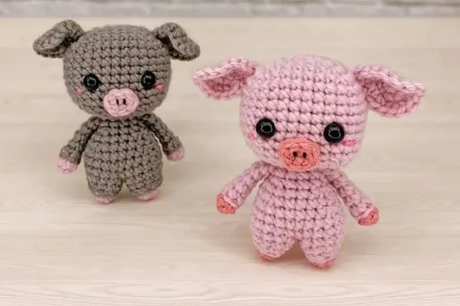 Mini Porquinhos Amigurumi Receita Gratis