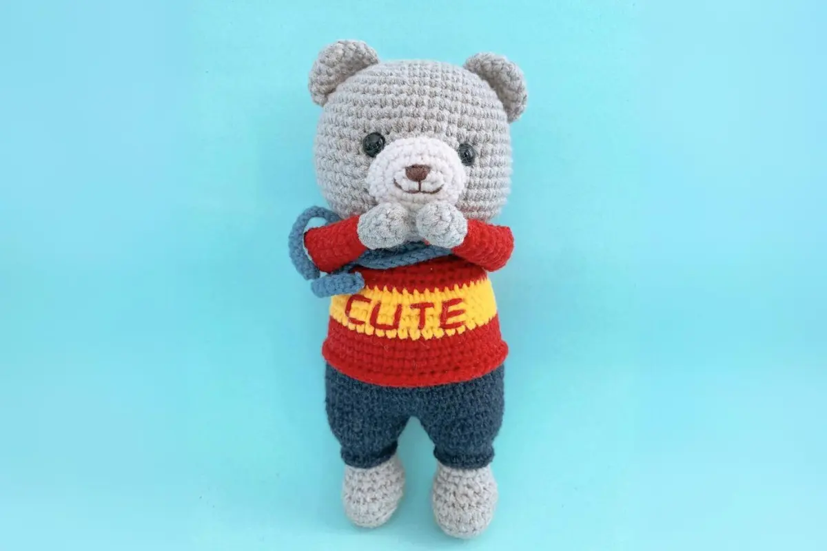 Urso Muito Fofo Amigurumi