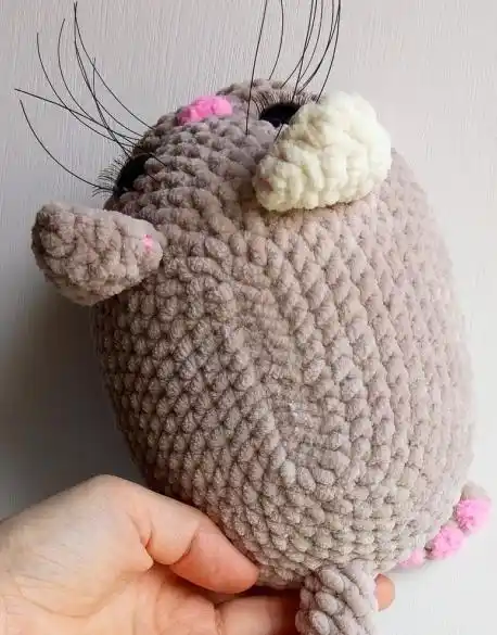 Receita Passo a Passo Grátis Linda Gatinha Amigurumi cabeça e corpo