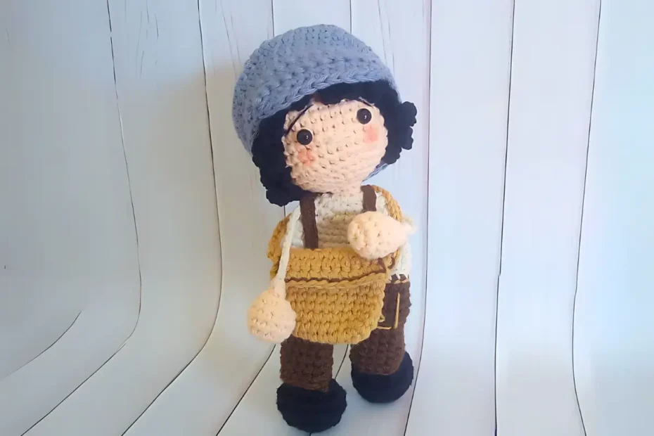 Boneca Menino Gilbert Amigurumi