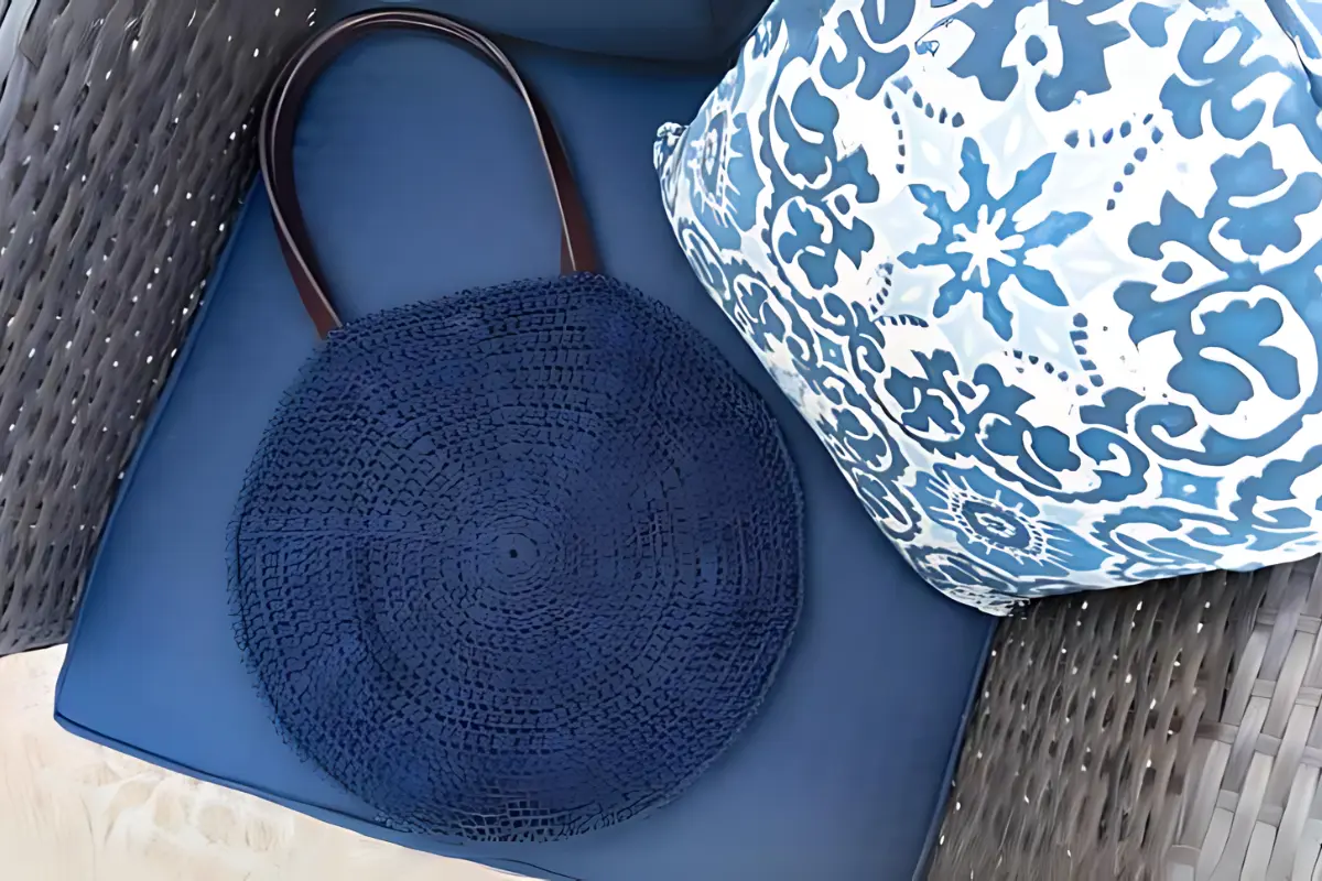 Bolsa Circular de crochê