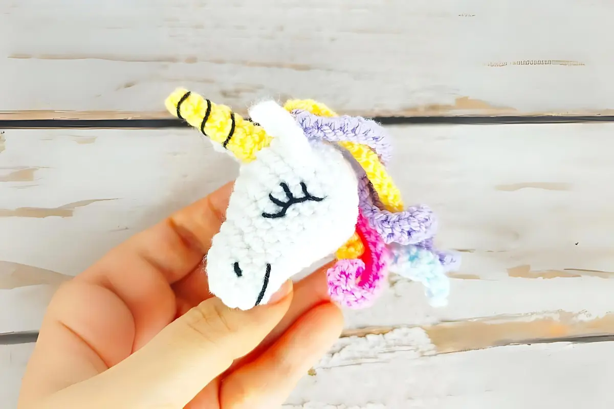 Chaveiro Unicornio Amigurumi