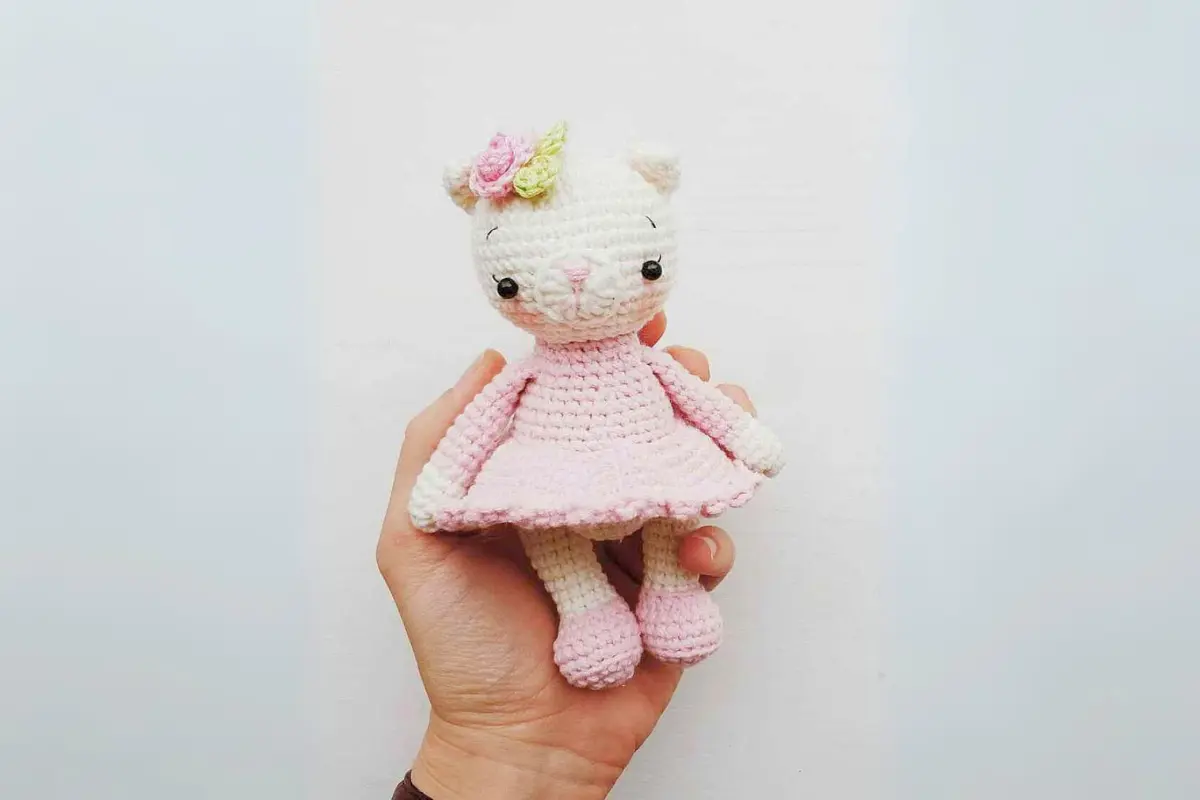 Gatinho Doce Hello Kit Amigurumi