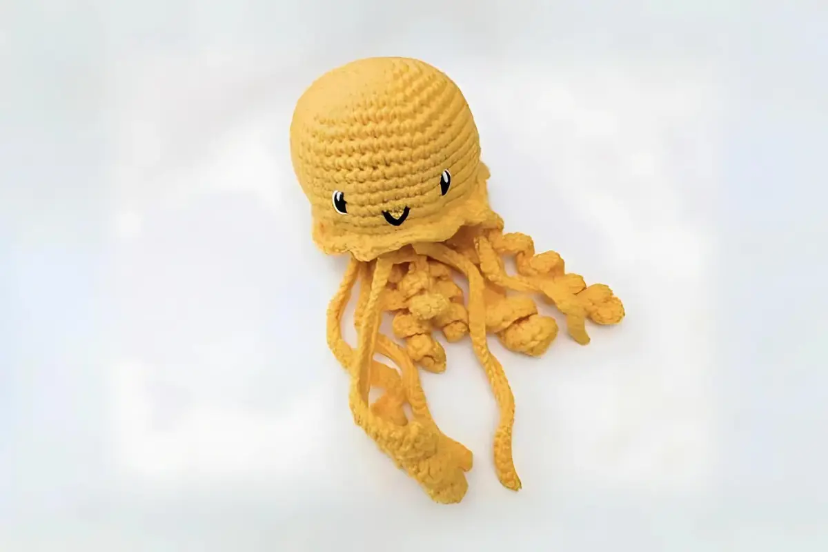 Agua Viva Fofa Amigurumi