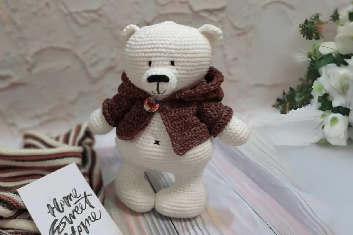 Urso Barriguinha Amigurumi