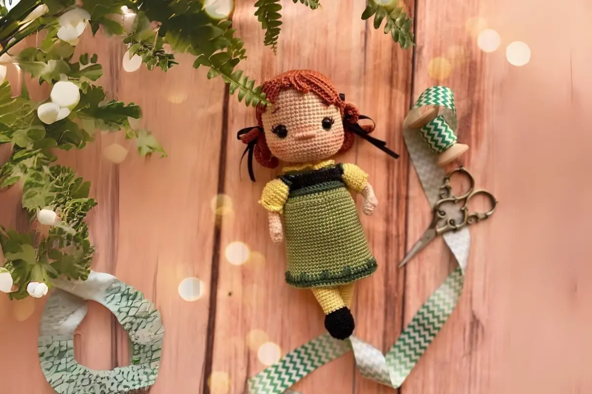 Boneca Mila Amigurumi