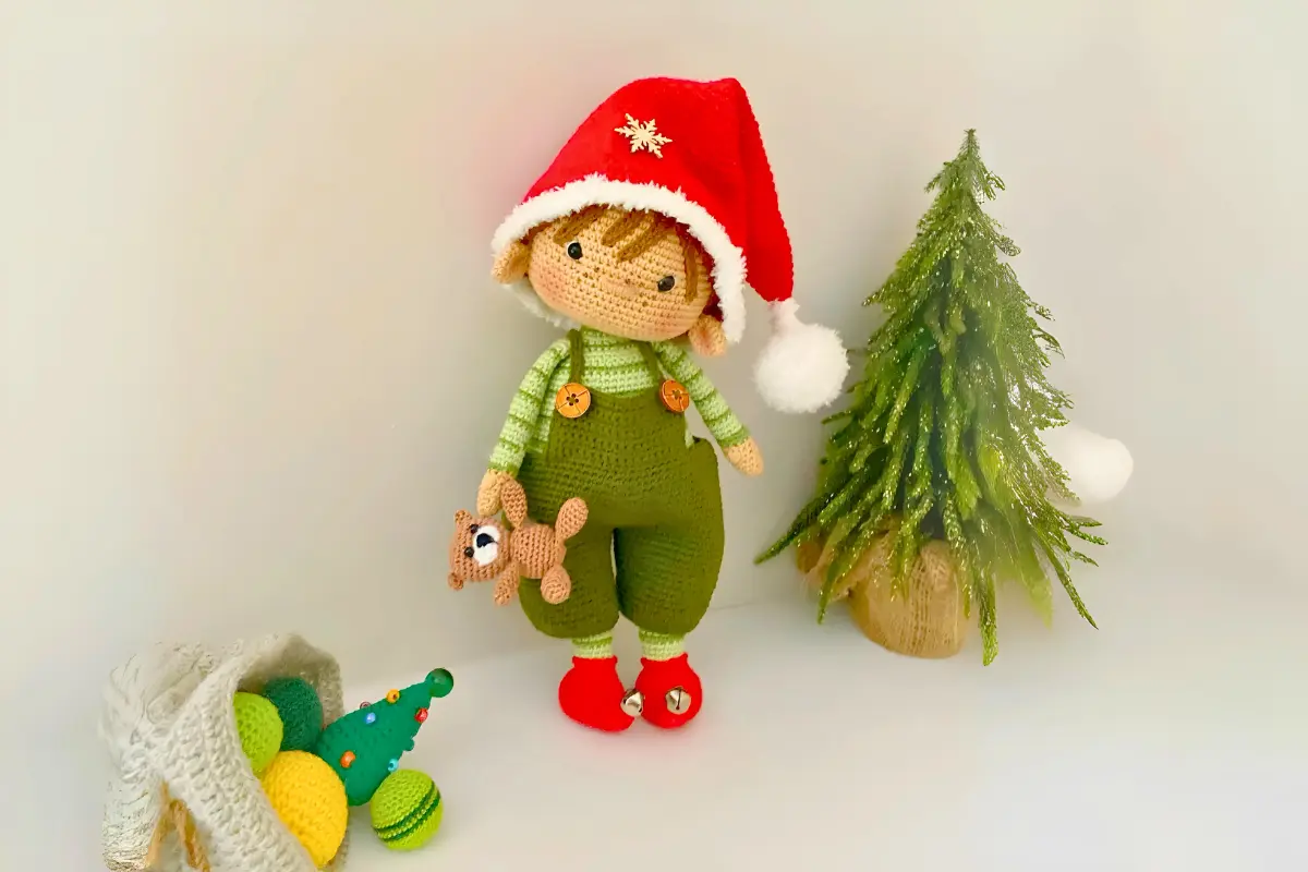 Boneco Natalino Amigurumi