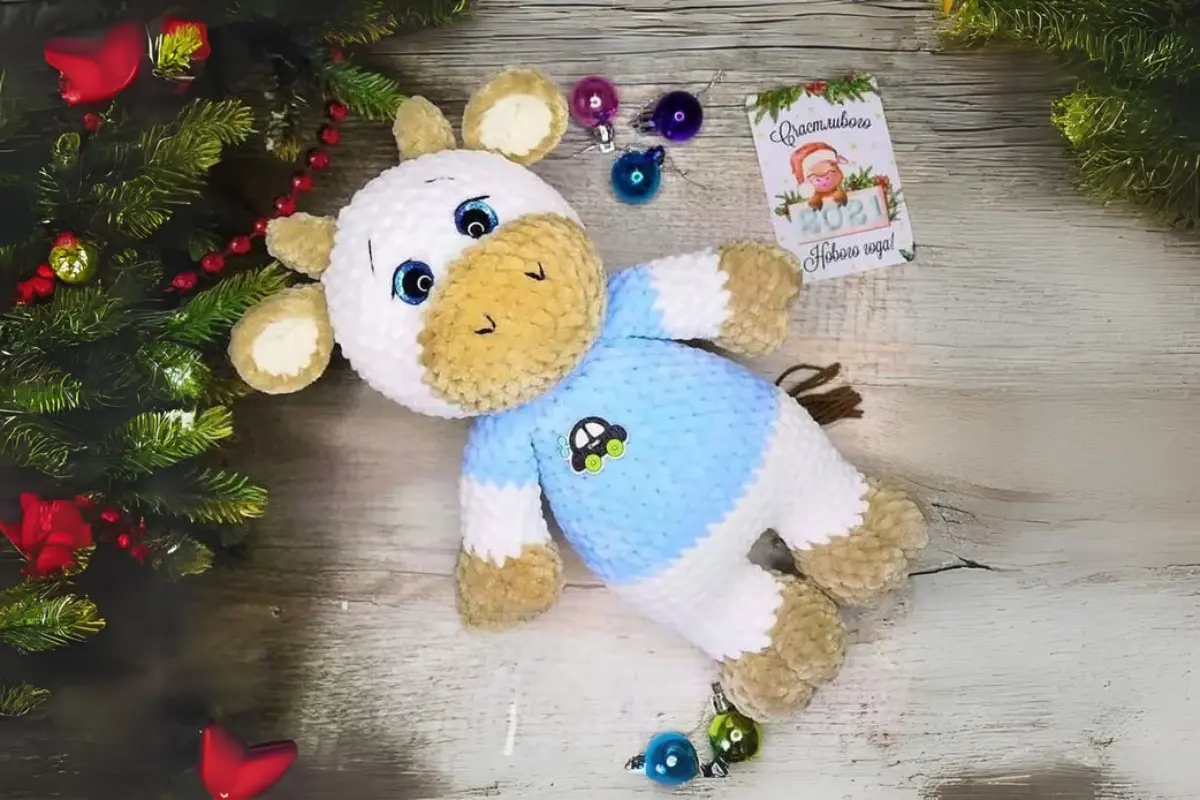 Ferdinando o Touro Amigurumi