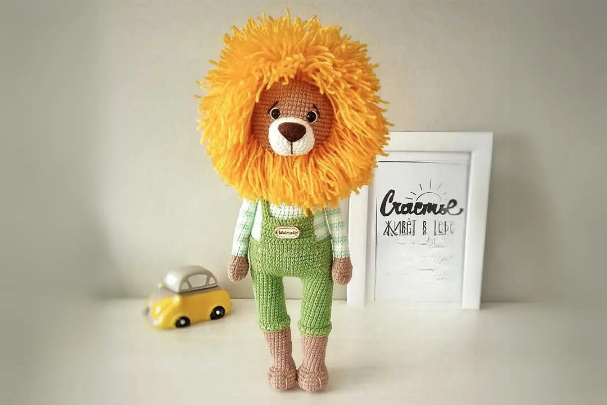Leão Cub Amigurumi