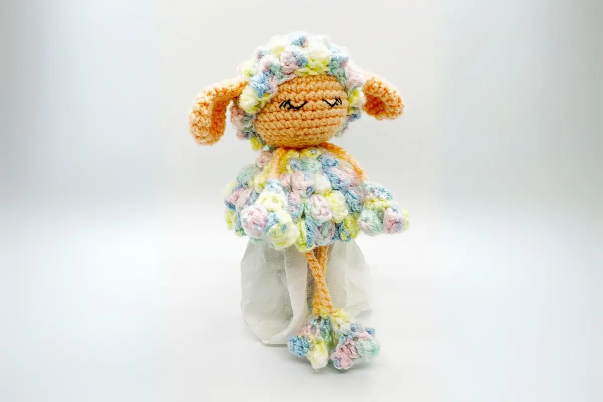 Ovelha Bambola Amigurumi