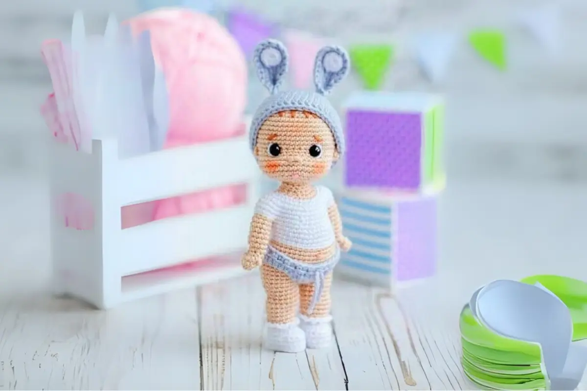 Bebê Girafinha Amigurumi