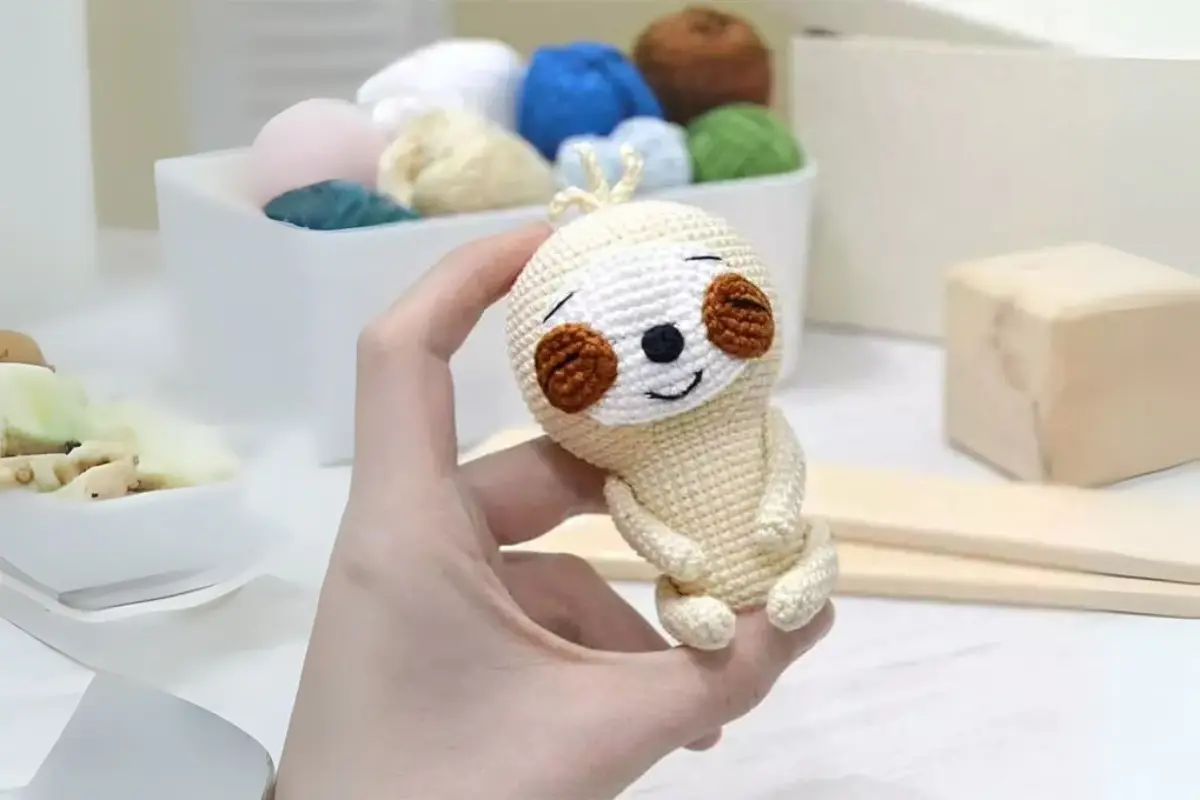 Bicho Preguiça Amigurumi