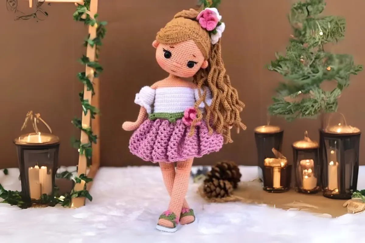 Boneca Arya Bebeka Amigurumi