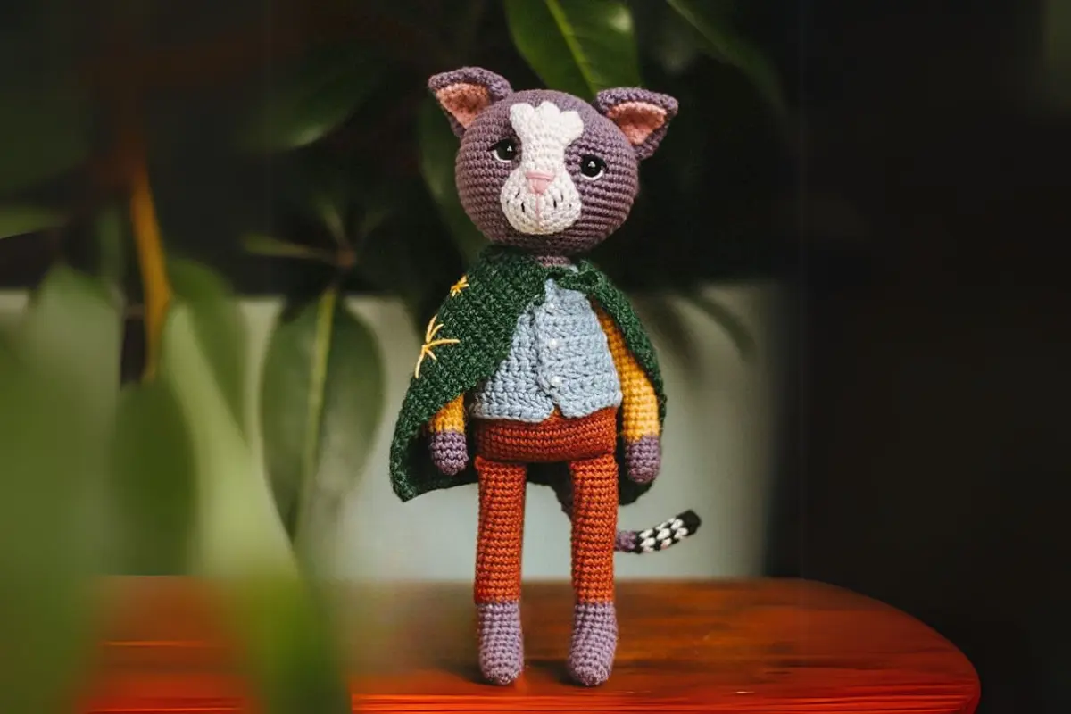 Gato Wizard Amigurumi