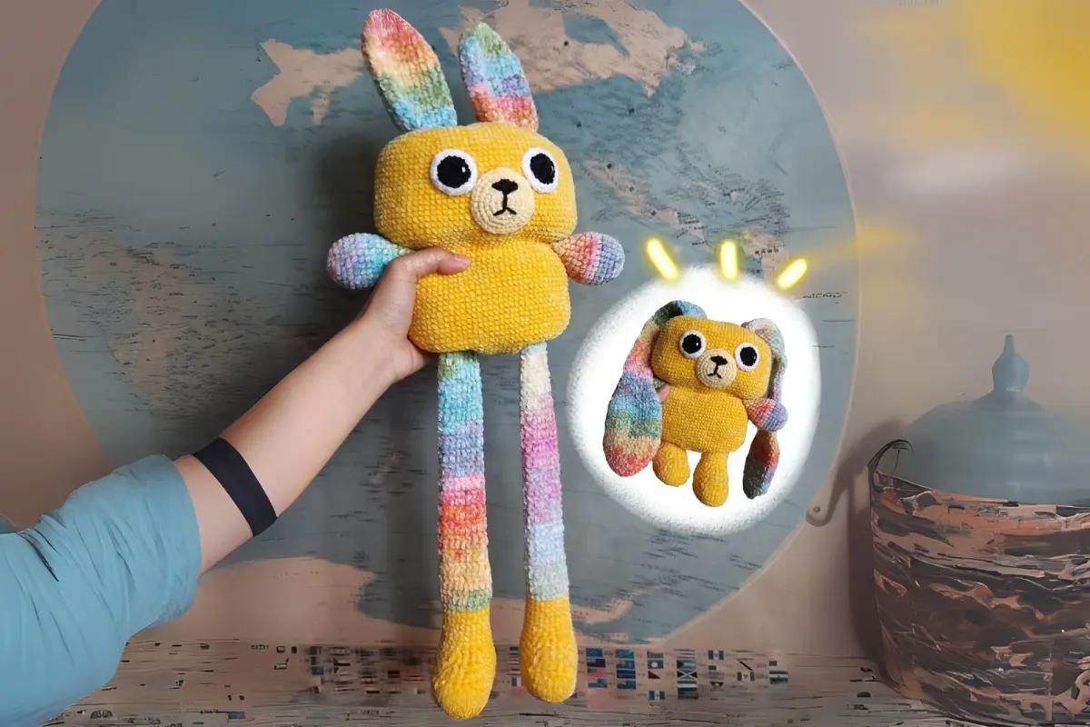 Lebre Amigurumi