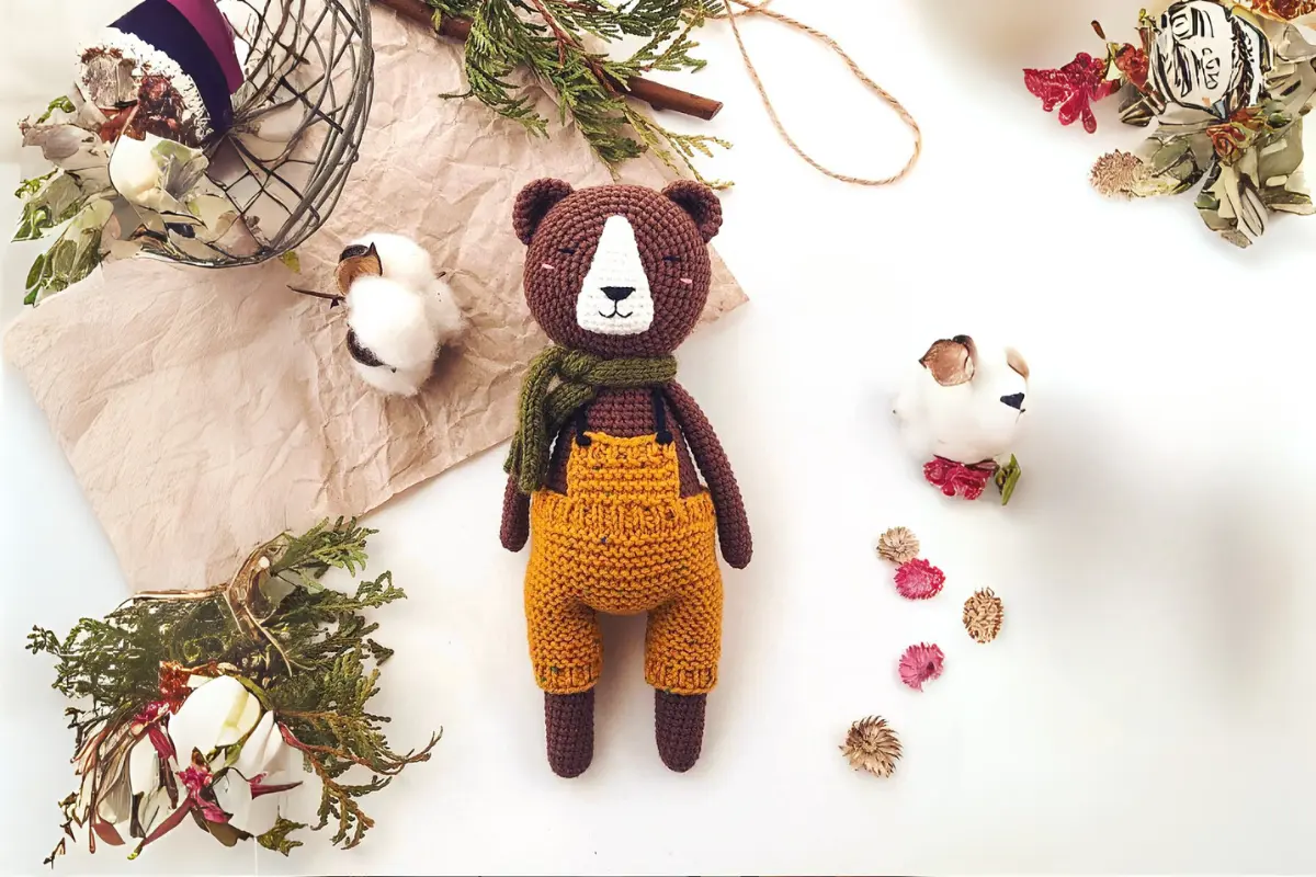 Urso Elegante Amigurumi