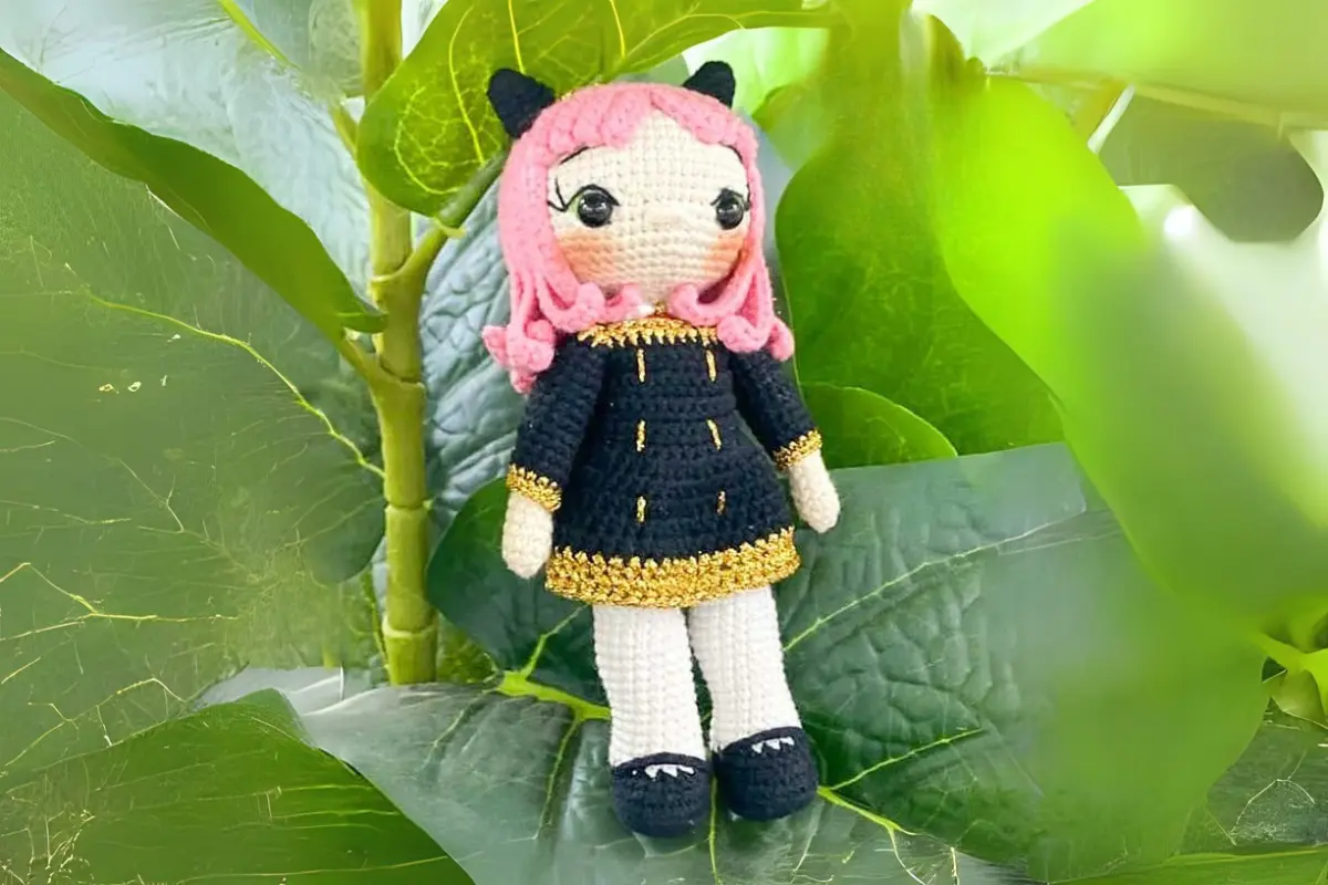 Boneca Aria Amigurumi