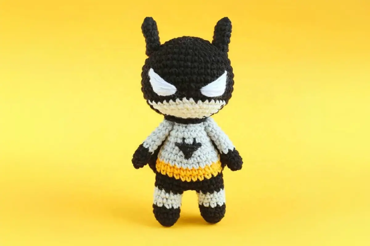 Boneco Batman Amigurumi