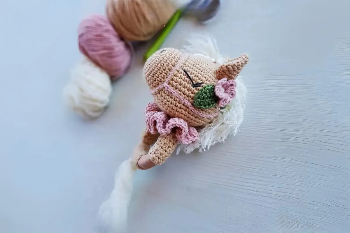Chocalho Cavalo Amigurumi