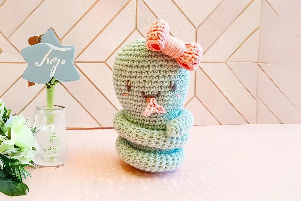 Cobra Fofa Amigurumi