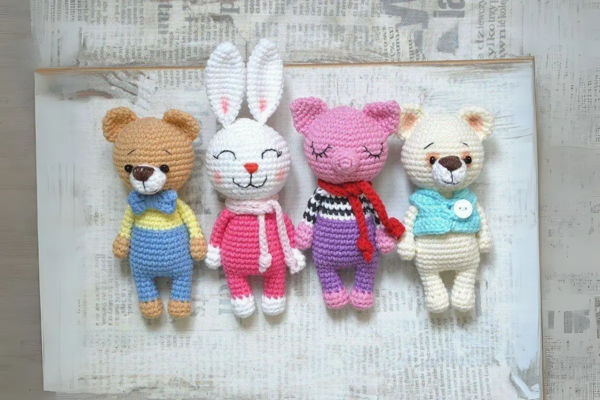 Pequenos Animais Amigurumi