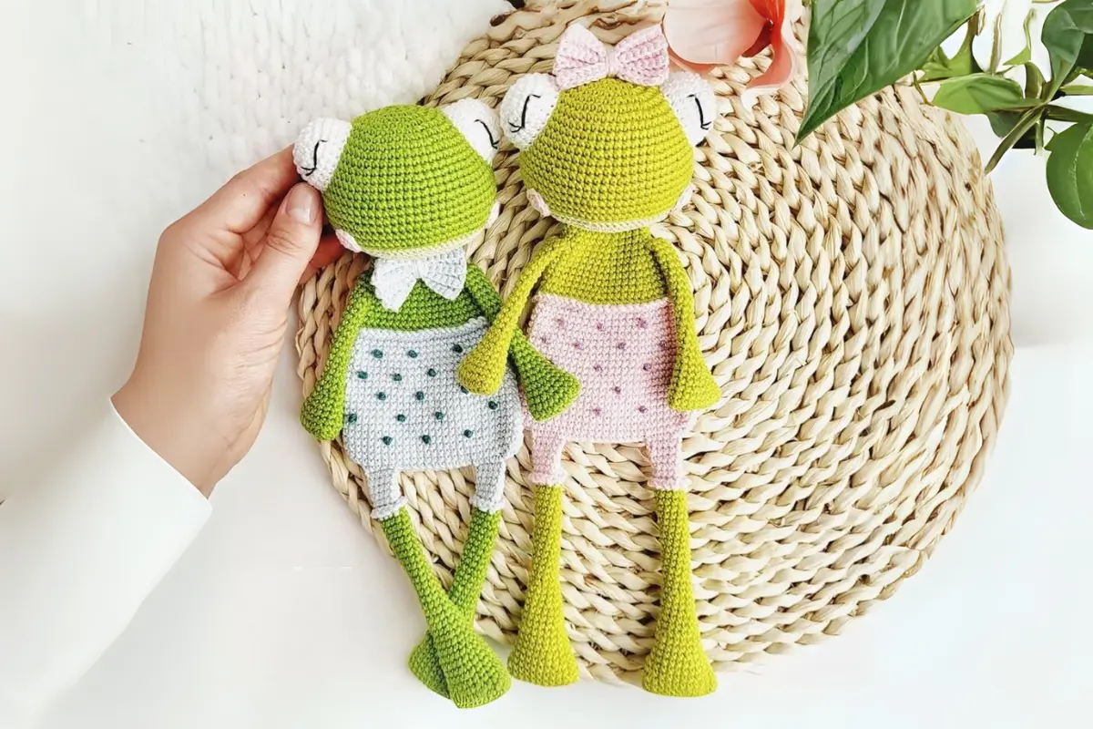 Sapo Naninha Amigurumi