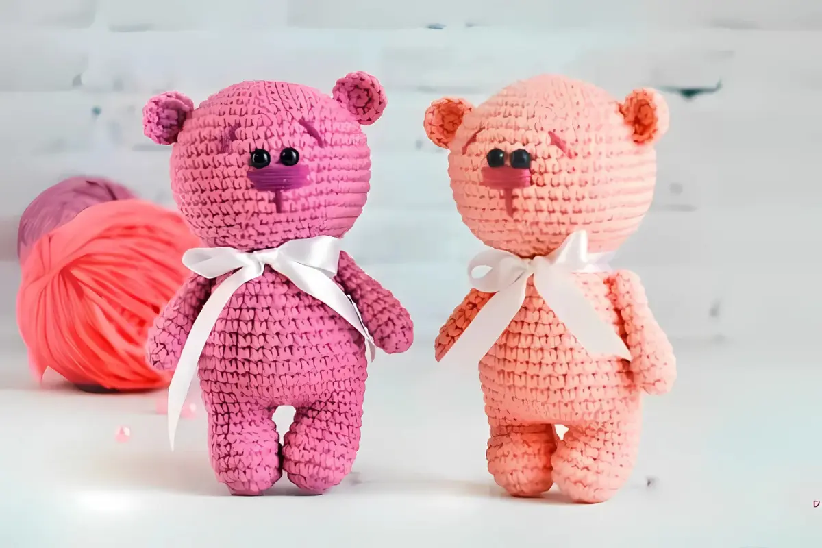 Ursinho de Laço Amigurumi