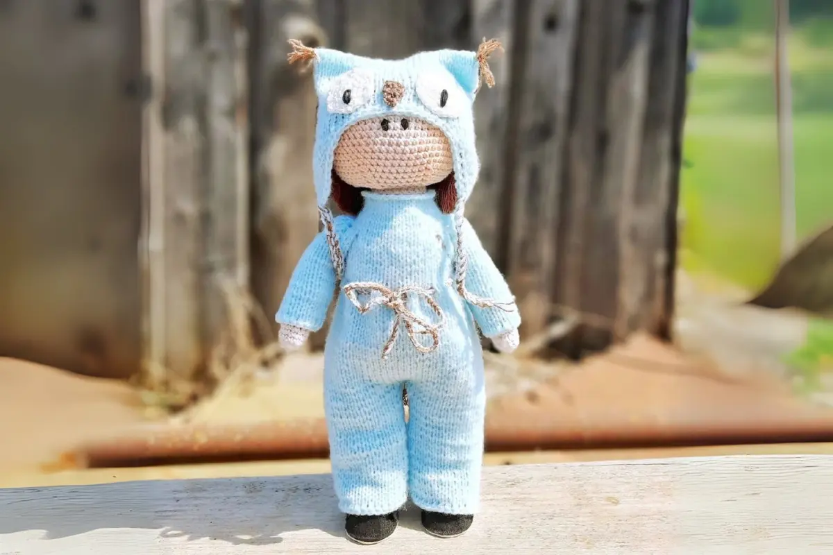 Boneca Bianca Amigurumi