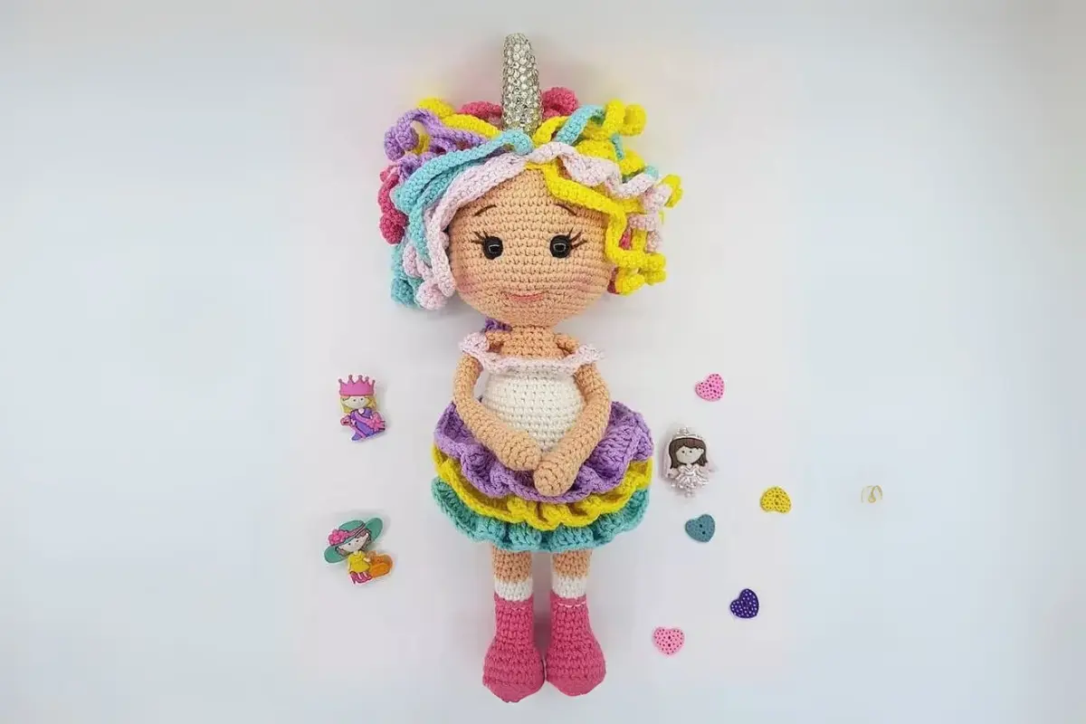 Boneca Garota Unicórnio