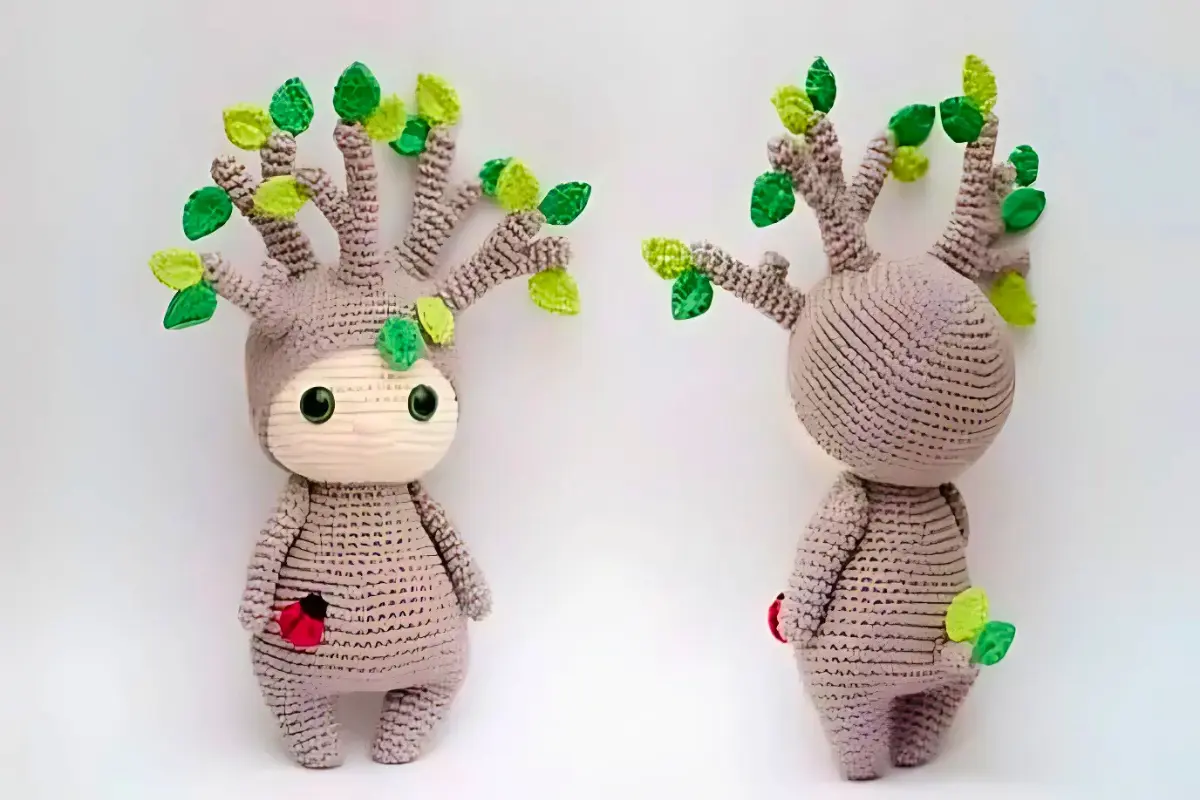 Boneco Arvore Amigurumi