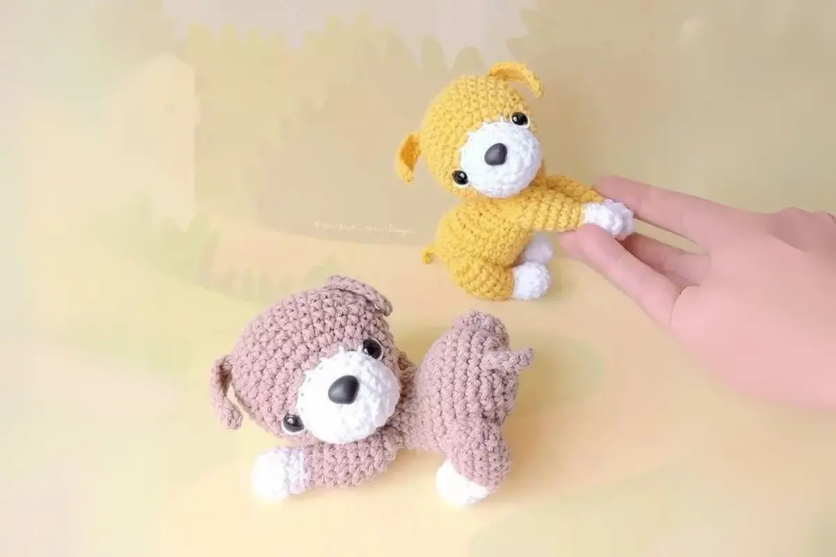Filhote de Cachorro Amigurumi