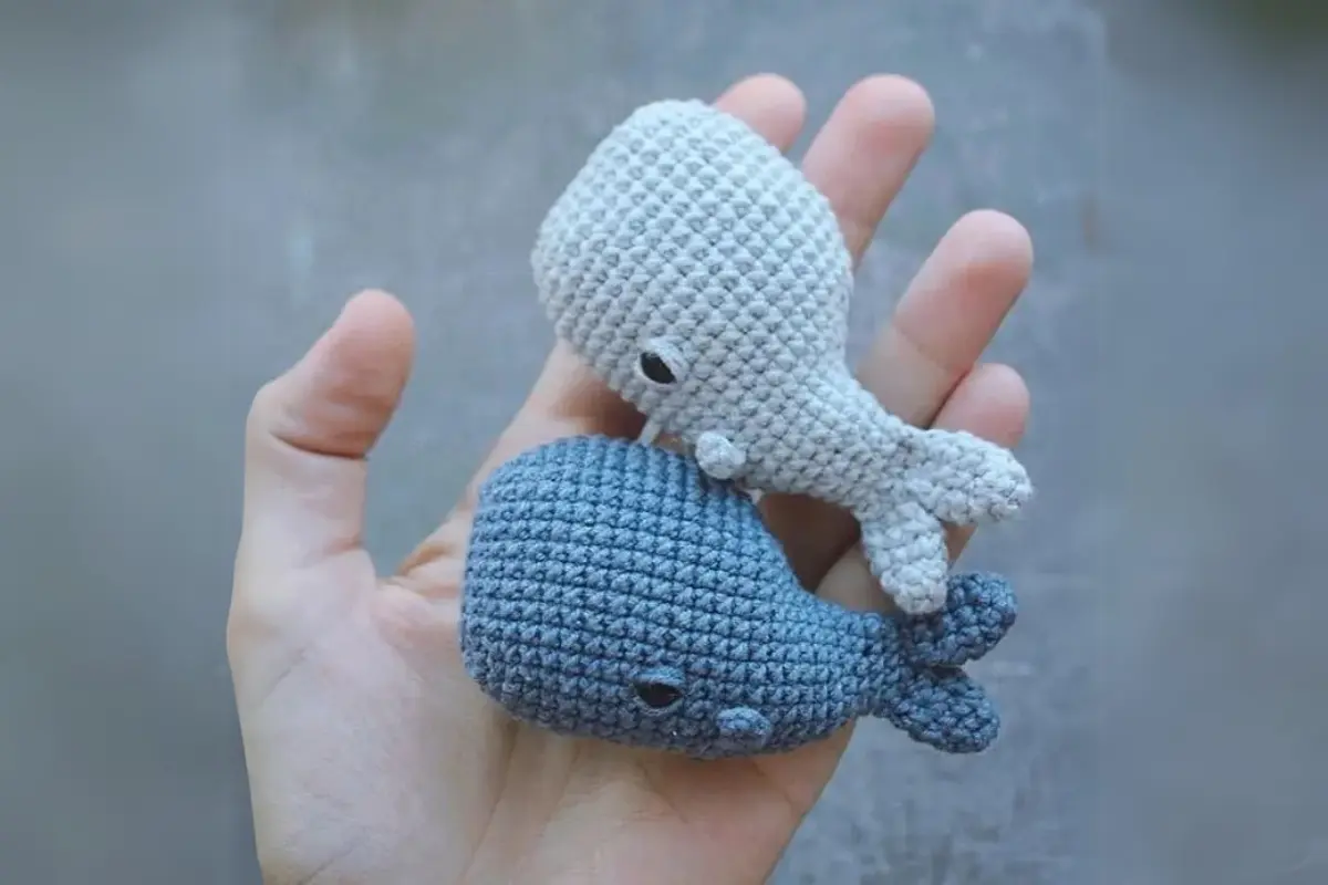 Pequenas Baleias Amigurumi