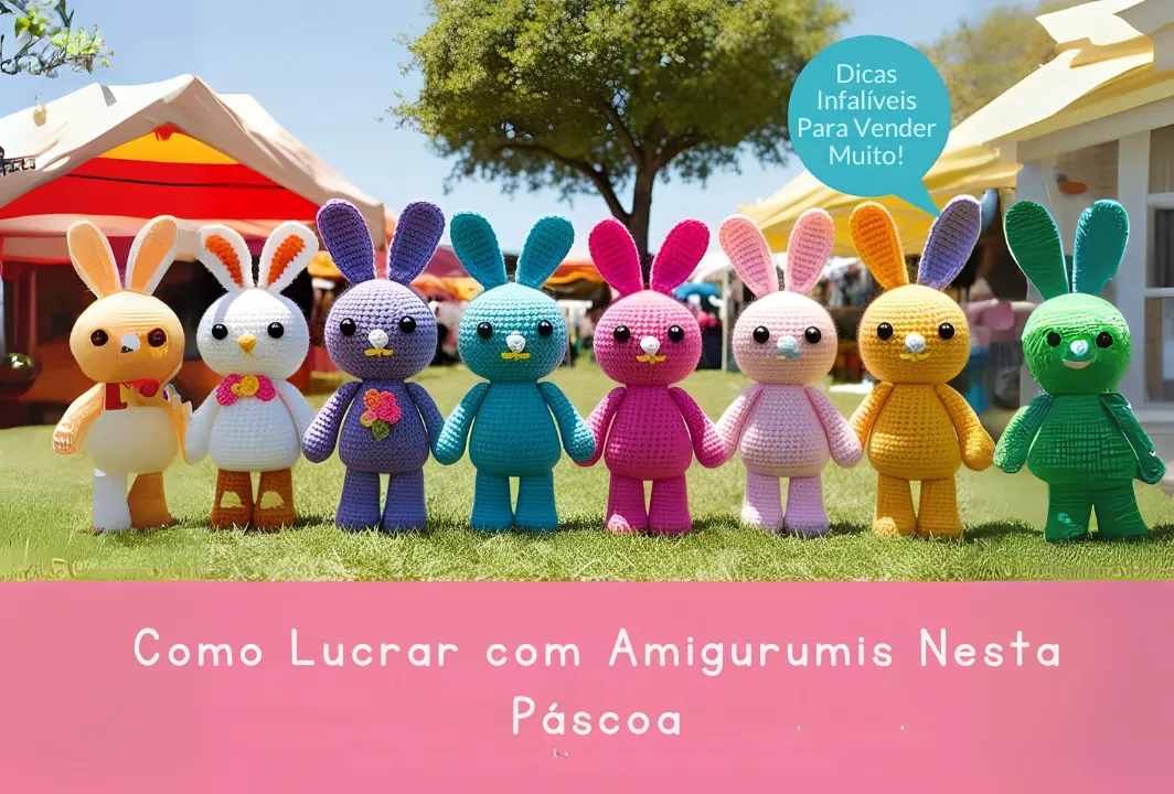 Como Lucrar com Amigurumis Nesta Páscoa: Dicas Infalíveis Para Vender Muito!