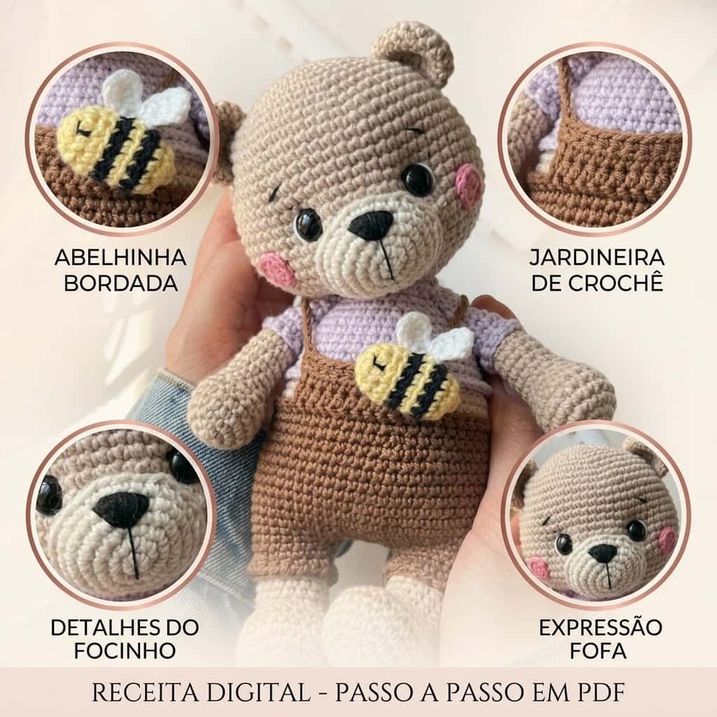 Ursinho com Abelhinha - Imagem 2