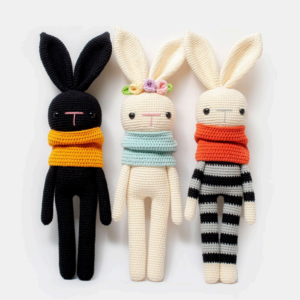 Kit Trio de Coelhinhos