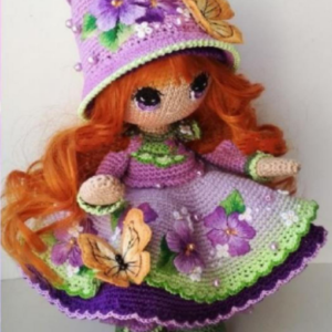 Boneca Jardim de Violetas
