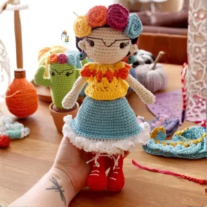 Receita Boneca Frida Kahlo Amigurumi PDF