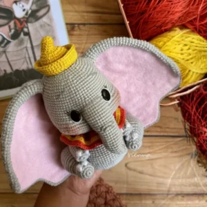 Receita Elefantinho Dumbo Amigurumi PDF