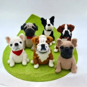 Receita Kit 6 Cachorrinhos de Raças Variadas Amigurumi PDF